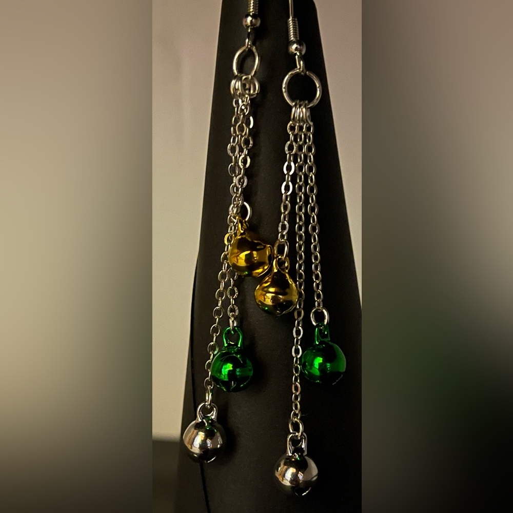 Dangle Jingle Bell Earrings